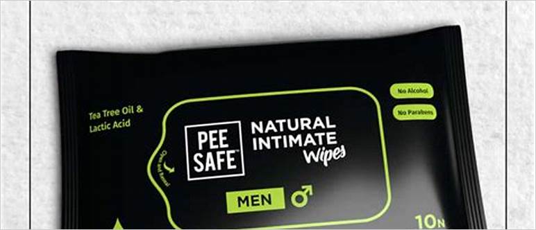 Intimate wipes for men